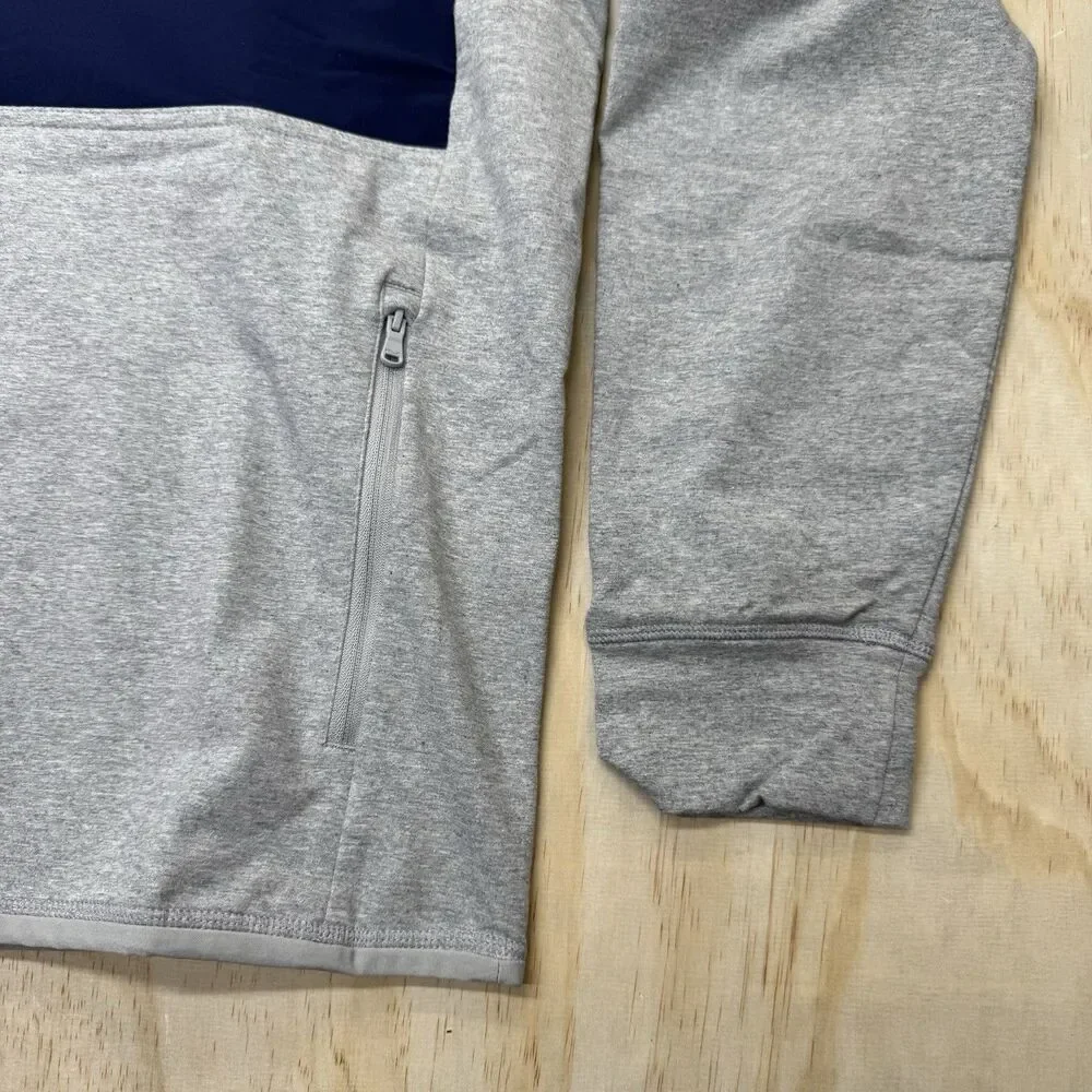 NEW RLX Golf Ralph Lauren Mens Performance Terry 1/2-Zip Hoodie 2XL Blue Gray